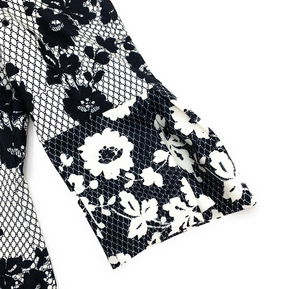 DKNY Geometric Black Floral Sheath Dress NEW - Picture 4 of 8